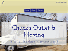 Tablet Screenshot of chucksoutlet.net